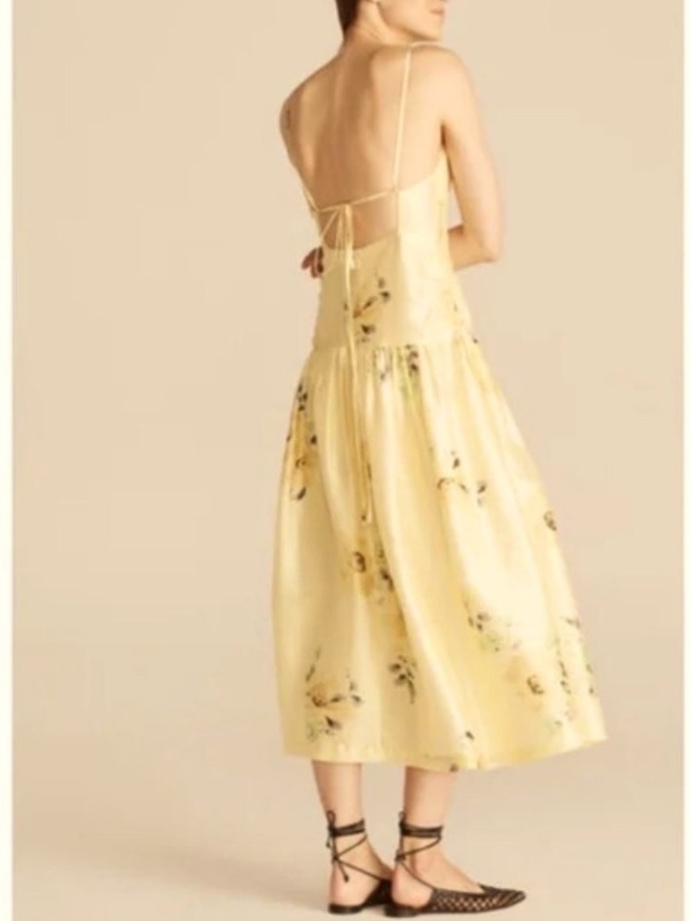 NWT Rebecca Taylor Positano Dress - Lemonade - Picture 3 of 10